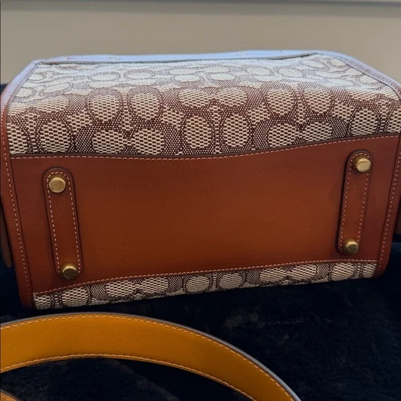 Coach Brown Rogue 25 Signature Canvas Satchel with Leather Trim
Price is firm - Picture 7 of 13